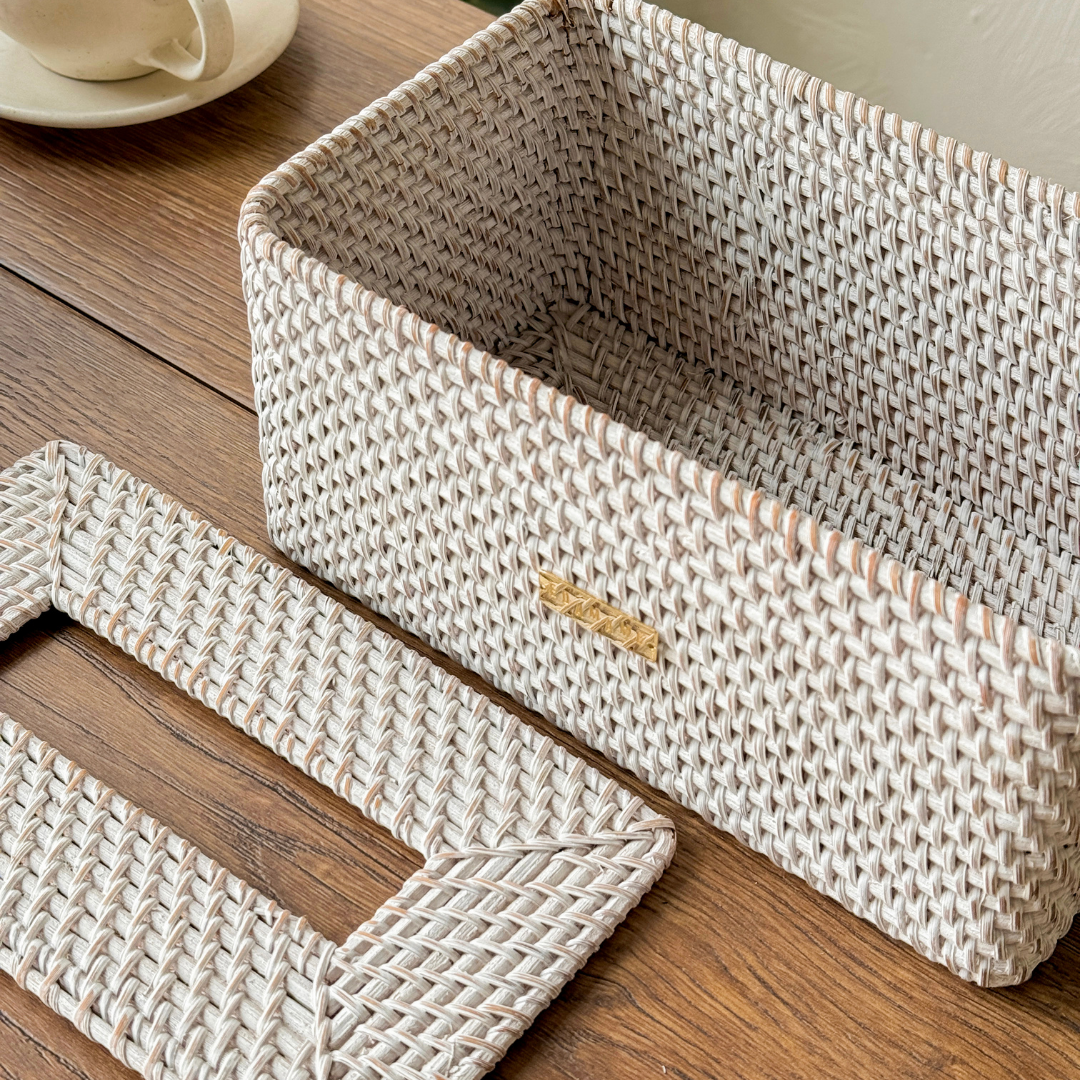 White Tissue Box