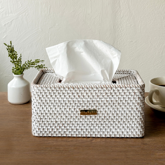 White Tissue Box