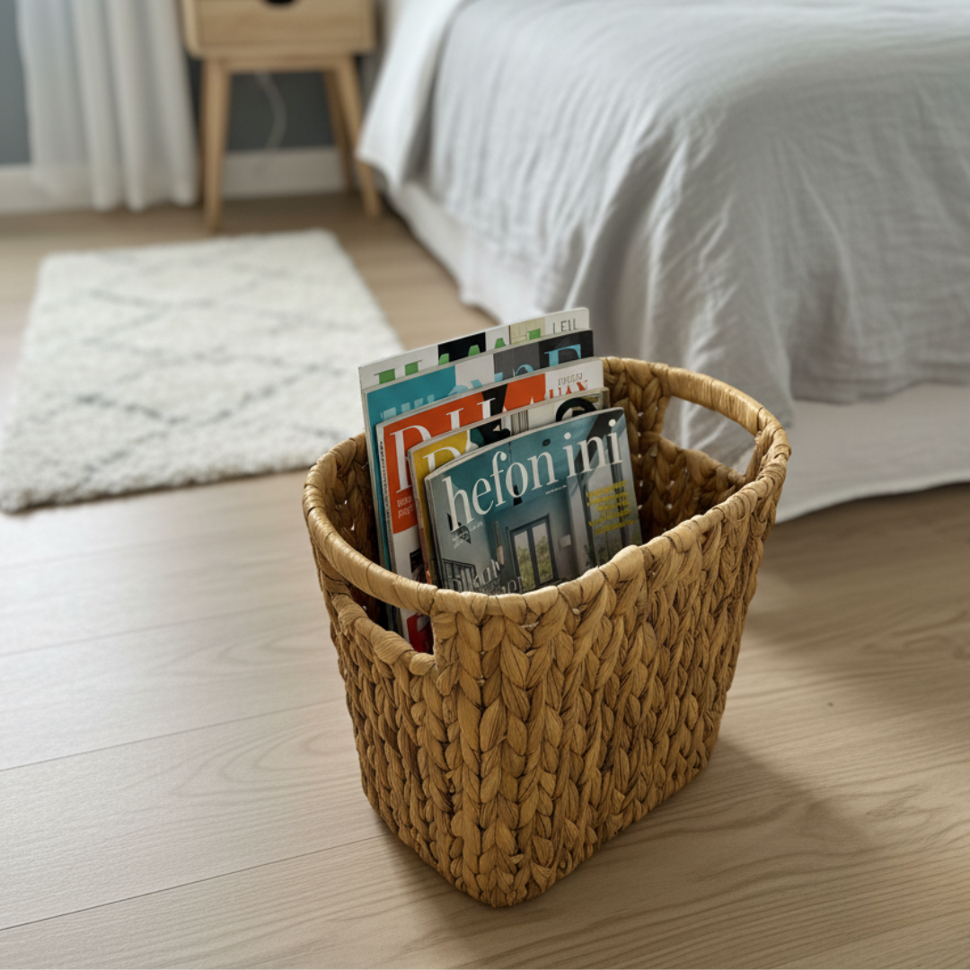 Wicker Waste Basket