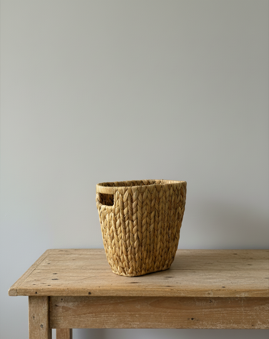 Wicker Waste Basket