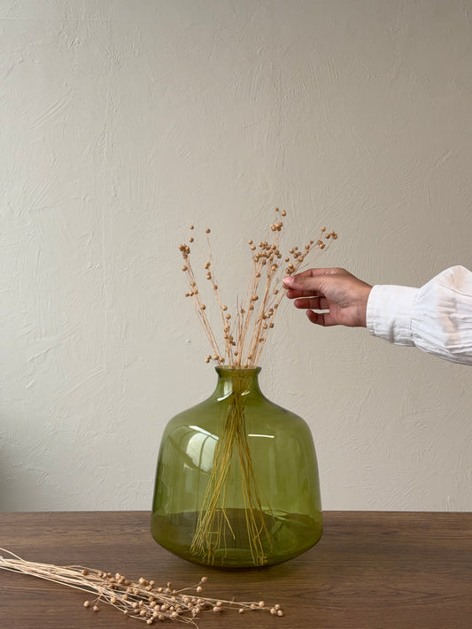 Olive Matka Vase
