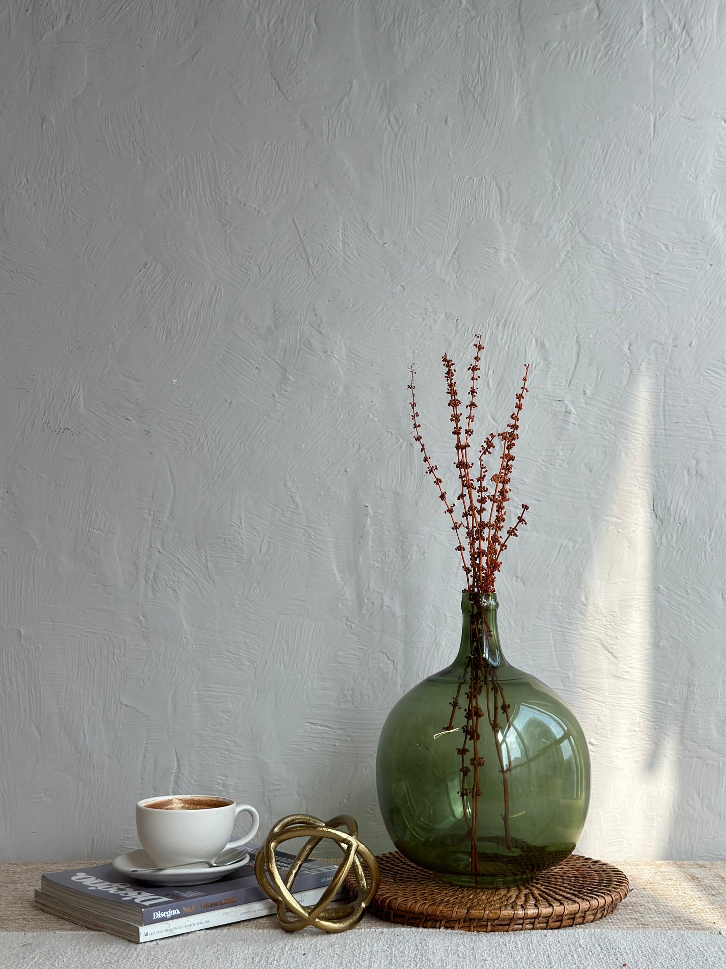 Fern Round Vase