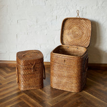 Load image into Gallery viewer, Square Laundry Basket - Natural
